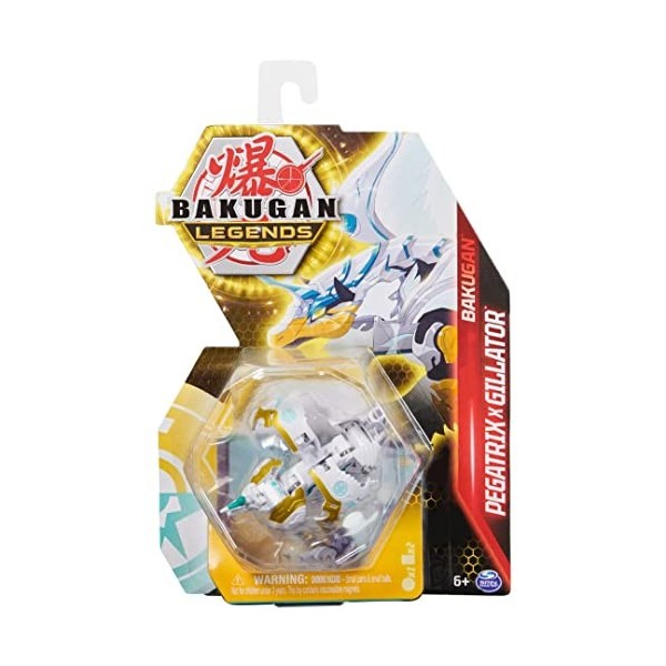 BAKUGAN Legends Core Pack Pegatrix x Gillator or blanc 