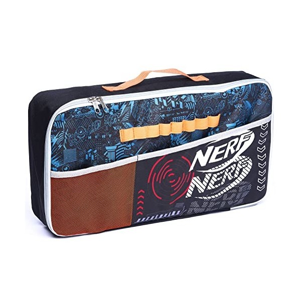 Nerf Bunkr BKN-3425 Lock N Load Case Solution de Rangement pour Accessoires supplémentaires, léger, Facile daccès, Boucles 