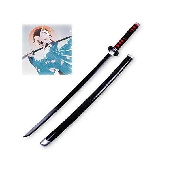 CClz Couteau En Bois, Épée Épée Anime Samouraï Ninja Épée Avec Fourreau, Jeu de Rôle Katana Épée Arme Accessoires Anime Ninja
