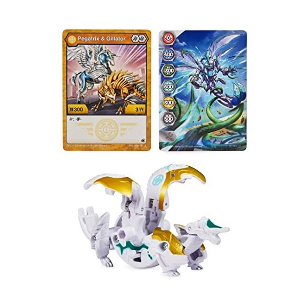 BAKUGAN Legends Core Pack Pegatrix x Gillator or blanc 