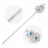 DOITOOL 5Pcs Strass Pour Enfant Reconstitution Historique Bleu En Roi Femmes Adultes Accessoires Sceptre Filles Festival Perf