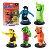 Toikido- P.M.I. Gang Beasts Collectible Figures-5 Pack-Including 1 Rare Hidden Character S1 , GB2040