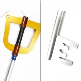 WangSiwe Samurai Sword, Jouet Clé Jaune Solamique, Adapté Aux Accessoires Darmes De Performance Danime Cosplay Size:87cm 