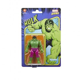 Marvel Legends Series Retro 375 Collection, Figurine articulée de Collection Hulk de 9,5&nbsp;cm