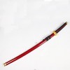 ZJIEX Épée DAnime en Bois 104cm Fait Main Épée De Samouraï Bois Jouets Katana Fan Di Anime Cosplay Accessoires Bambou Épée K