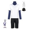 Anime HUNTER×HUNTER Cosplay Vêtements Avec Collier Mascarade Danse Soirée Costumes Avec Collier Habillage De Fête De Carnaval