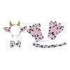 ADOCARN 5 Sets Play Kit Adult Photo Night With Costume Birthday Prop Animal D Bowtie Bow Tie For Parties Accessoire Dress Hor