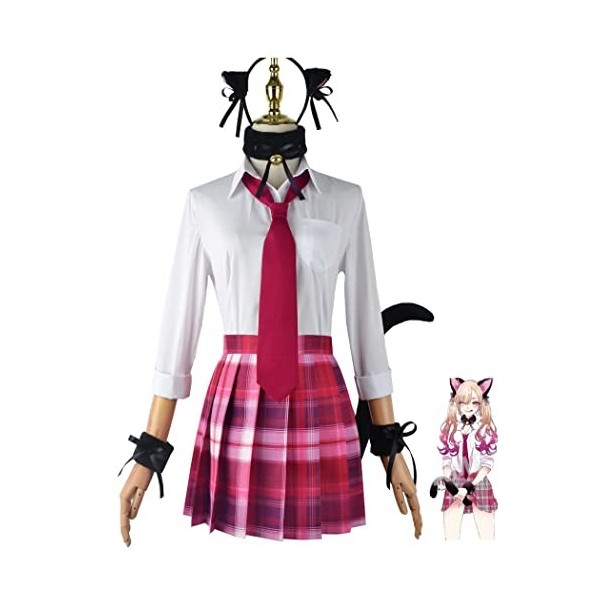 JOJO STYLE Ensemble De 7 PièCes Anime My Dress-Up Darling Cosplay Costume Mascarade Danse SoiréE Cosplay VêTements Kitagawa M