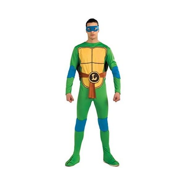 Rubies-déguisement officiel - Tortue Ninja TMNT- Déguisement Leonardo Tortue Ninja TMNT - Taille Unique- CS987248