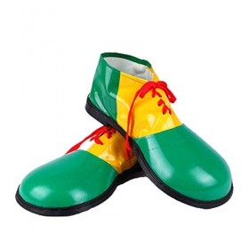 Wanan.ME Chaussures de Clown en Cuir pour Halloween Unisexe Adulte Clown Cosplay Chaussures Halloween Costume Bottes Accessoi