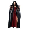 Halloween - Cape Vampire Noir - Accessoire Déguisement Femme - M