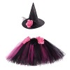 BUTIFULSIC Halloween Sorcière Tutu Cosplay Costume Enfants Halloween Costume De Sorcière Filles Sorcière Costume Fille Enfant