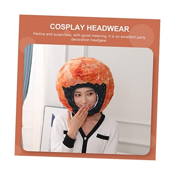 ERINGOGO 5 Pièces Chapeau Onigiri Tenues Pour Enfants Costume De Cosplay Costumes Pour Enfants Accessoires De Cosplay Chapeau