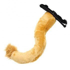Toyvian 5 Pièces Accessoires De Queue DAnimal Enfants Robe Costumes Pour Adultes Enfants Costume En Peluche Queue De Tigre A