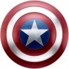 The Avengers Marvel Captain America Costume Bouclier en Métal Adulte Taille Unique Accessoires de Film 47cm B
