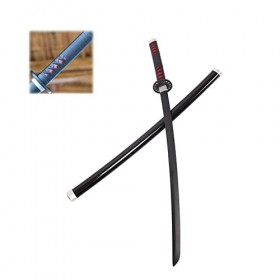 Dcrtiv Accessoires darmes Anime Ninja épée Jouet, Arme pour démon de Tueur avec Fourreau Accessoire modèle darme Exquis Ani