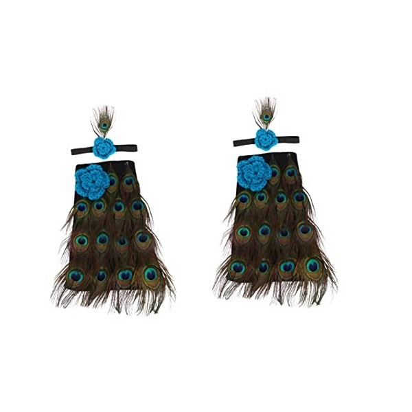 Kisangel 3 Ensembles De Vêtements De Paon Bébé Ensemble De Vêtements Pour Bébés Accessoires Pour Nouveau-Nés Costumes Pour En