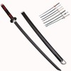 HASMI Épées de Tueur de Démons Cosplay, Accessoires Katana En Bois DAnime, 80/104Cm, Arme Jouet Décorative Pour Le Carnaval 