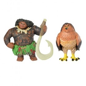 10 pièces/ensemble dessin animé Moana princesse légende Vaiana Maui chef Tui Tala Heihei Pua figurine décor jouets pour enfan