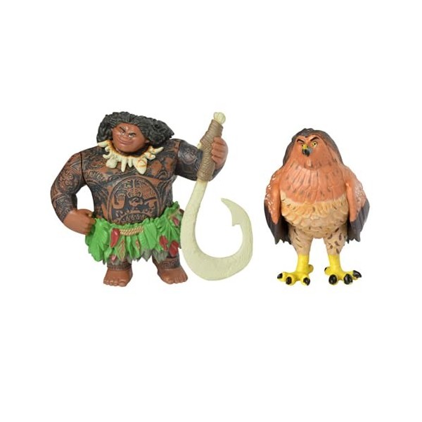 10 pièces/ensemble dessin animé Moana princesse légende Vaiana Maui chef Tui Tala Heihei Pua figurine décor jouets pour enfan