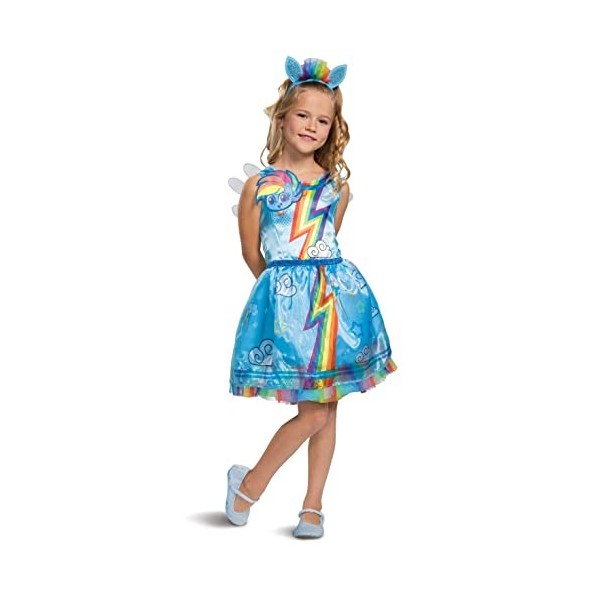 Disguise Déguisement My Little Pony, Déguisement Princesse Fille Rainbow Dash Taille S