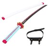 Generisch Anime Cosplay Épée en Bois Demon De Slayer Sabre Cosplay Kanroji Mitsuri Katana Sabre Japonais Halloween Cosplay Ac