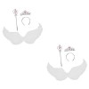 Toyvian 5 Ensembles DAiles Costume Accessoires DHalloween De Fée Ailes DAnge Enfants Ailes DAnge Accessoire Pour Fille Ai