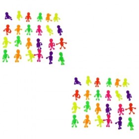 ibasenice 48 Pièces Kidcraft Playset Garçons Jouets Enfants Playset Jouet pour Enfants Figurines Jouets Pliables pour Enfants