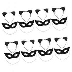 2 ensembles oreilles de chat bandeau lapin décor filles bandeaux turban bandeau oreilles de chat accessoire de déguisement ca