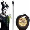 51,6 Pouces Deluxe Maleficent Personnel Avec Éclairage, Sceptre Baguette Magique Halloween Accessoires, Matériau En PVC, Amov