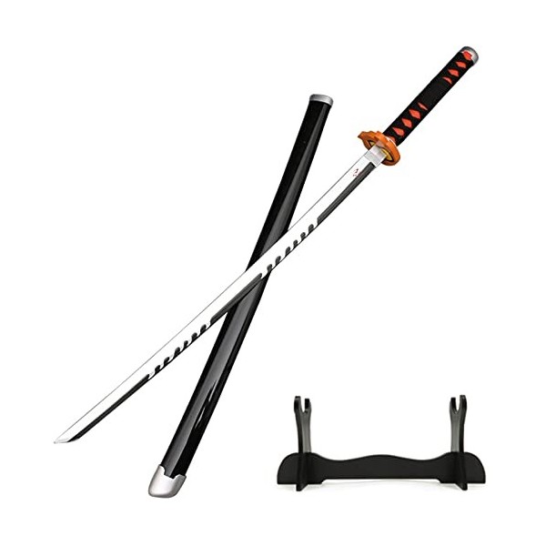 HASMI Anime Slayer Tanjiro Vulcan Sword En Bois Armes Accessoires Pour Enfants Cosplay Ninja Katana/76Cm/29.9In