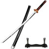 HASMI Anime Slayer Tanjiro Vulcan Sword En Bois Armes Accessoires Pour Enfants Cosplay Ninja Katana/76Cm/29.9In