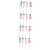 KOMBIUDA 24 Pièces Teaser Artisanat Jouet De Fête Fée Étoile Accessoire Baguettes Accessoires Costume DIY Princesse Filles En