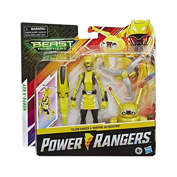 Power Rangers Beast Morphers - Figurine Deluxe Jax - 15 cm Multicolore