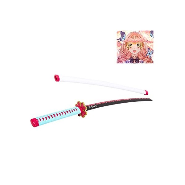 Dcrtiv Arme pour démon de Tueur en Bois Tomioka Giyuu Lame épée Arme Accessoire modèle pour Enfants et Tout-Petits Armes déco