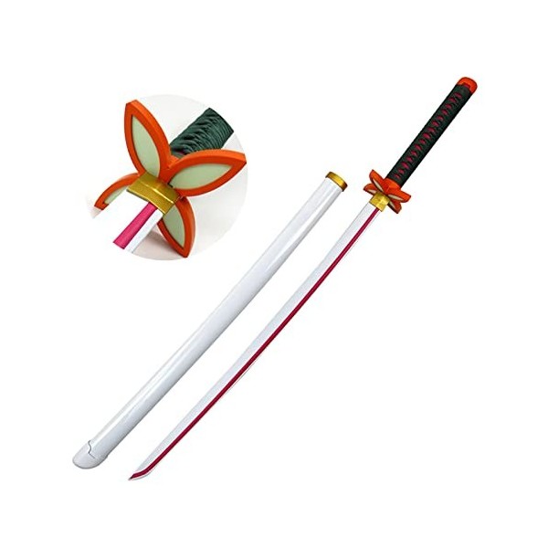 LIUD Katana en Bois Katana Demon Slayer Sabre Japonais Cosplay Anime Épée en Bois Armes D Accessoires D Halloween Cadeau D