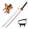 LIUD Katana en Bois Katana Demon Slayer Sabre Japonais Cosplay Anime Épée en Bois Armes D Accessoires D Halloween Cadeau D