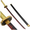 ZJIEX 104cm Cosplay Tsugikuni Yoriichi Épée DAnime Jouets pour Adolescents Épée en Bois Accessoires dhalloween Katana Demon