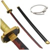 ZJIEX 104cm Cosplay Tsugikuni Yoriichi Épée DAnime Jouets pour Adolescents Épée en Bois Accessoires dhalloween Katana Demon