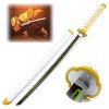 JRPT Slayer Lame Katana Sword Cos Wooden Anime Ninja Sword Toy Arme Accessoire Cosplay Prop Prop Jouet Pour Les Fans DAnime 