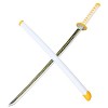 Uvency Couteau Katana Anime, Épée de Samouraï Ninja de 104 Cm, Katana Cosplay de La Lame de Slayer, Accessoires DArmes Pour 