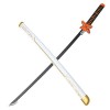 Uvency Couteau Katana Anime, Épée de Samouraï Ninja de 104 Cm, Katana Cosplay de La Lame de Slayer, Accessoires DArmes Pour 