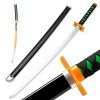 Uvency Katana Démon Tueur Épée Anime Cosplay Accessoires Ninja Épée En Bois Enfants Jouet Samouraï Épée 1 Pièce/29.9In/76Cm