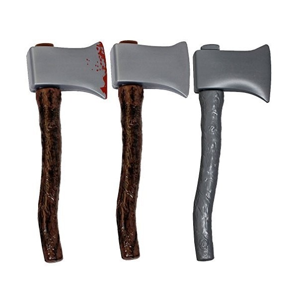 Hache accessoires de déguisements - 41 cm Woodsman parfait pour halloween et Livre Déguisement - Disponible en 3 styles : ave