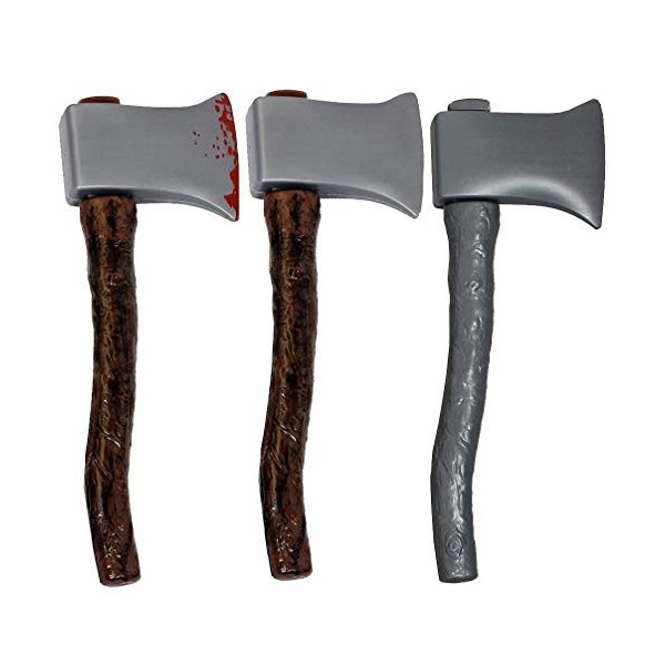 Hache accessoires de déguisements - 41 cm Woodsman parfait pour halloween et Livre Déguisement - Disponible en 3 styles : ave