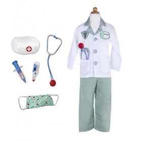 Creative Education Excellent des Pretenders Vert Doctor avec Accessoires dans Sac de vêtement, Taille 5–6