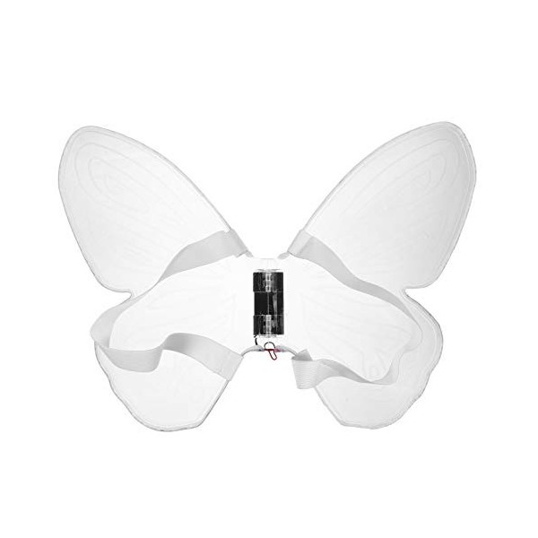Amosfun Ailes de fée lumineuses à LED pour filles, costume de papillon, ailes dange lumineuses, accessoires de déguisement, 