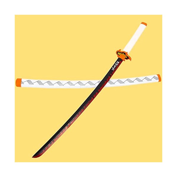 Générique Épée de Samouraï Katana en Bois avec Gaine, Accessoires Armes Épissage, Accessoires de Jeu de Rôle, Épée Cos Faite 