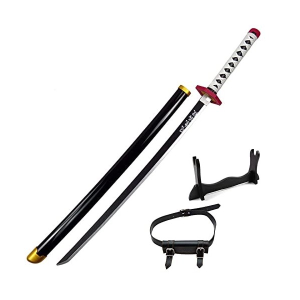 Generisch Épée Tomioka Giyuu Demon De Slayer Holz Katana Cosplay Giyuu Tomioka Giyuu Katana Schwert Arme Daccessoires dhall