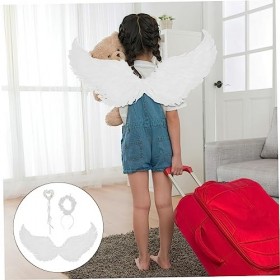 Toyvian 4 Ensembles DAiles DAnge Accessoires Pour Enfants Bandeau De Vêtements Moyen Fil De Fer Tenues De Filles De Fée Ens